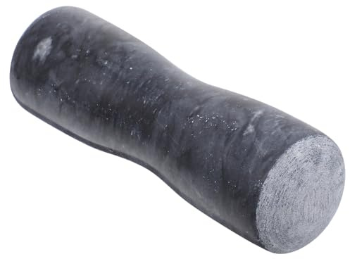 NULYLU Mortero y Mazo de Piedra para Moler, Herramienta Trituradora de Uso General Diseño Fácil de Usar Adecuado para Cocina y Espacio de Trabajo