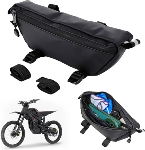 Runfarr Styrhandtagväska för motorcykel, vattentät, 22 mm/28 mm, med remmar, för Surron X/S Talaria Sting X3/MX3/MX4/MX5 Dirt Pit Bike Skoter