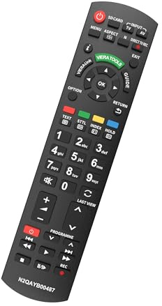 Meliya Universal Mando para Panasonic TV, N2QAYB000752 para Todos Mando TV Panasonic Universal