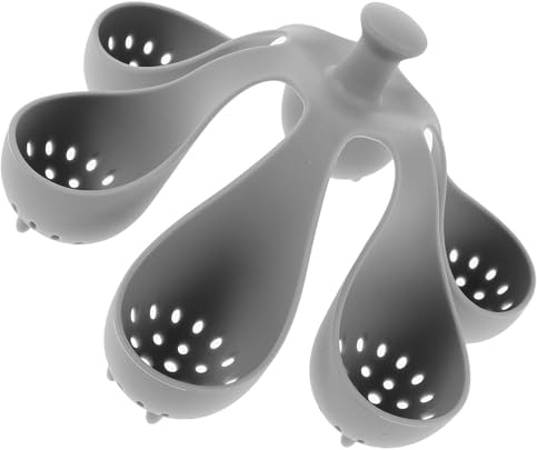 AMUSLESUR Cuociuova in Silicone 6 Fori per Cottura Efficiente e Esposizione Uova, Accessorio da Cucina per Casa e Cucina