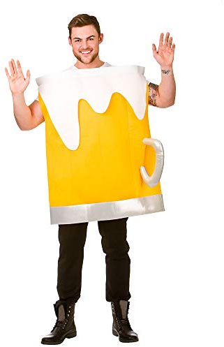 Wicked Costumes Adult Funny Beer Mug Fancy Dress Costume - One Size