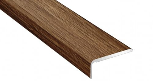 Oak Walnut Anodized Threshold Laminate Floor Edge Profile Strip Profile for Laminate/Wood Flooring Trim Door Stops End 1 Meter By TMW Profiles (Dark Oak)