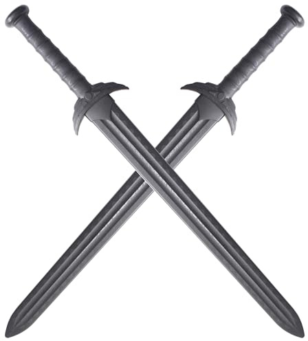 Lot de 2 Glaives Romain Polypropylene Epee de Combat ABS Entrainement Glaive Gladiator Epee Gladiateur