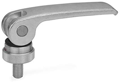 Tenditore eccentrico lungo, 101 mm, disco di appoggio regolabile, vite M10 da 60 mm.