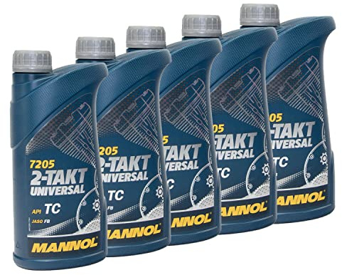 Motoröl Motor Öl MANNOL Universal 2-Takt API TC 5 X 1 Liter