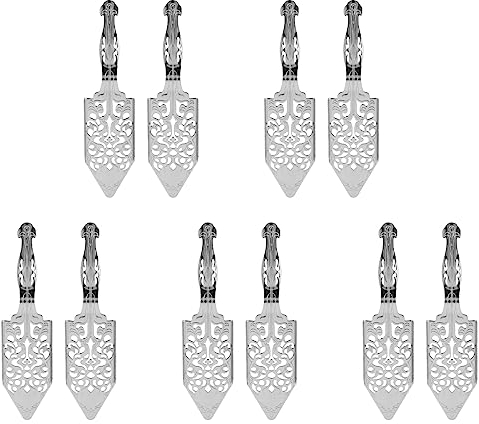 PHTOIT 10 Pieces Absinthe Spoons, Stainless Steel Absinthe Cocktails Spoon Making Kit Gothic Absinthe Fountain Spoon Dripper