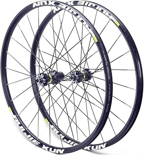 26 27,5 29 Mountainbike Laufradsatz Sechs Din Schnellspanner Modell 6 Bolzen Scheibenbremse Carbon Nabe for 8/9/10/10/11 Geschwindigkeit (Color : Black, Size : 29'')