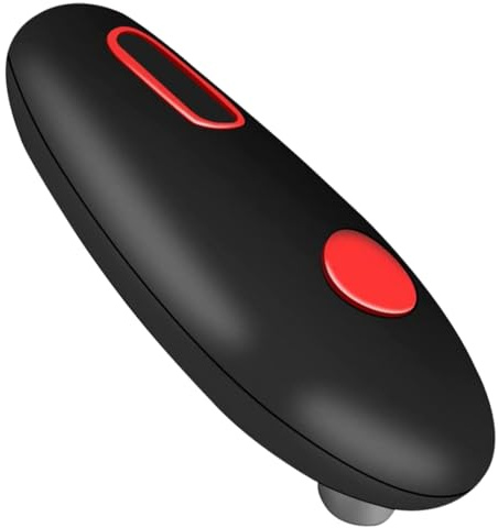 COLLBATH Ouvre-boîte Électrique Portable Petit Modèle En Plastique Solide à Bord Lisse, Fonctionnement Automatique Pour Seniors, Cuisine Et Extérieur