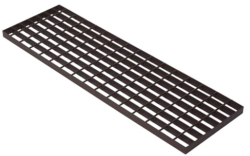frick Gitterrost, Laufrost, Trittrost verzinkt (25cm breit) viele Längen und Farben (Braun, 200 cm)