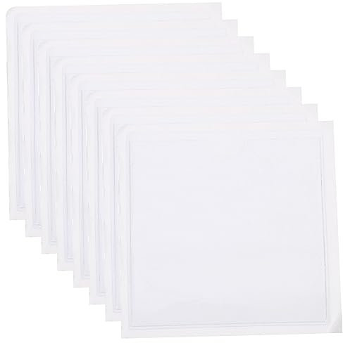 MUCKLILY 30 Stk Logo transparente Tasche Visitenkartenhülle Gepäckanhängerhalter klare Ärmel Klebetaschen Inhaber einer Parkerlaubnis Bibliothekstaschen Kartenschutz Kreditkartenhüllen PVC