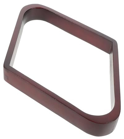 GOOHOCHY Wooden Tripod Billiard Rack for Pool Table Shape Pool Ball Rack Holds Standard Billiard Balls