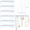 Jadin Organizador joyas, 6 Piezas Colgador collares, Montado en la pared expositor joyas, Porta collares autoadhesivo,Durable y ahorra espacio para guardar collares aretes y otras joyas (Transparente)