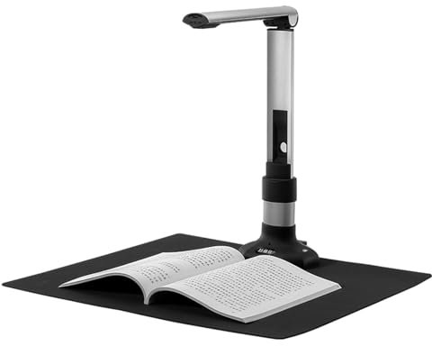 Bärbar Dokumentskannerkamera,16mp Bokdokumentkamera Med Deskewing, Fångststorlek A4,Ocr Bokskanner För Avlägsna Lektioner Office And Education,Kompatibel Med Windows