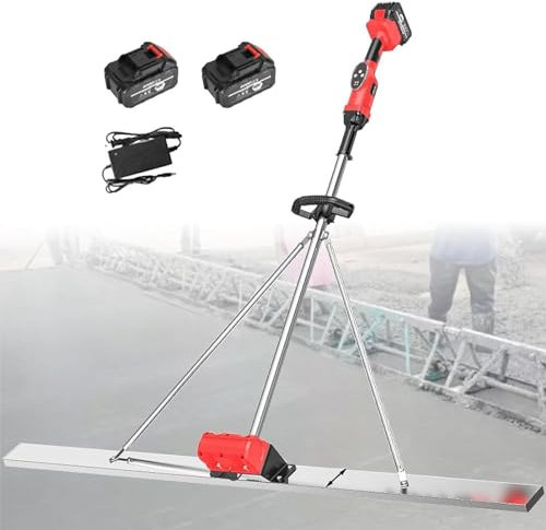 Massetto in Calcestruzzo Potente Kit vibrante per utensile elettrico per finitura del calcestruzzo, livellatore per superfici in calcestruzzo, a batteria, lisciatore elettrico per superfici
