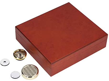 Pilipane Scatola per sigari Humidor da viaggio Humidor in legno di cedro spagnolo di alta qualità Design ermetico per conservare sigari e regali di viaggio per padri mariti e amici Cedro