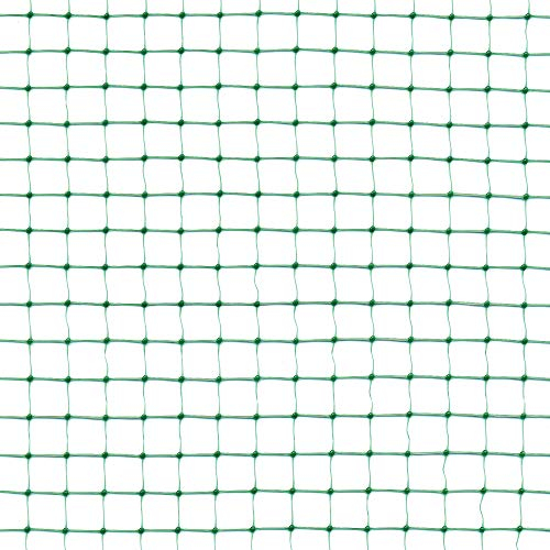 TENAX Rete Antiuccelli Ortoflex 2,00 x 10 m Verde, Rete di Protezione Anti Uccelli per Piante, Frutti e Colture, Confezione in Scatola