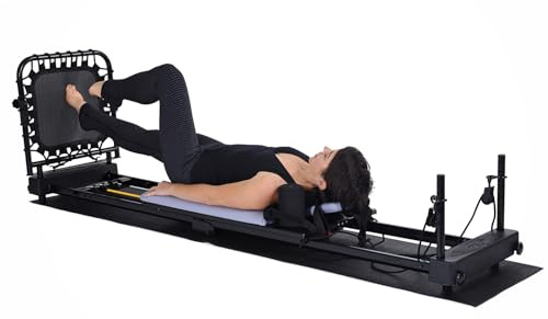 AeroPilates Reformer 4420 Plus Bodenmatte – Pilates Reformer Workout Machine für Home Gym – Cardio Fitness Rebounder – faltbar – 136 kg Gewichtskapazität