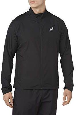 ASICS Jacke, Silber, Schwarz