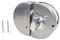 Cerradura de puerta de vidrio doble NUZAMAS mejorada de acero inoxidable, cerrojos de puerta abiertos sin marco de ambos lados para vidrio de 10-12 mm de espesor