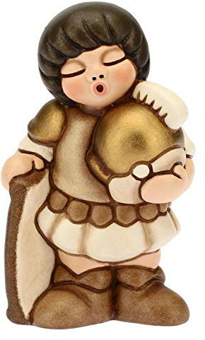 THUN - Soldato Variante Bianca - Presepe Classico - Ceramica - 5x4x8 cm