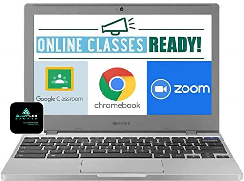 2020 Newest Samsung Chromebook 4 11.6” Laptop Computer for Business Student, Intel Celeron N4000, 4GB RAM, 32GB Storage, up to 12.5 Hrs Battery Life, USB TYPE-C WiFi, HDMI, Chrome OS, AllyFlex MousPad