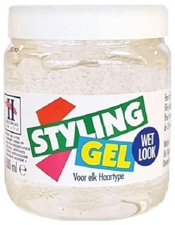 Hegron Styling Gel - Wetlook - Gel für jeden Haartyp - 6er Pack (6 x 500ml)