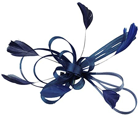 LALAFINA Haarschmuck Fascinator Marineblau Für Damen Hochzeit Haarspange Fascinator-Clip Dekorative Haarschmuck Für Frauen Kopfbedeckung Für Partys