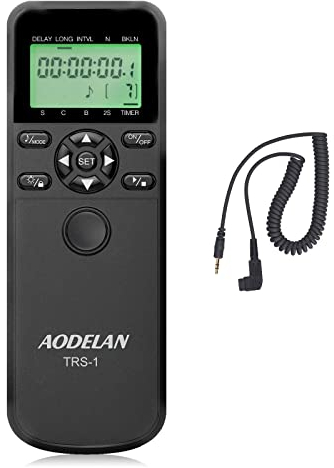 AODELAN Fernauslöser Kompatibel Mit Sony, Timer Remote Control Kabelfernauslöser Für Sony A900 A850 A700 A580 A550 A99 A77 A77M2 A99M2 A77 A99