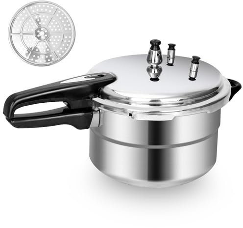 Fulgutonit 5.3 Quart Pressure Cooker, 10 Psi Pressure Canner