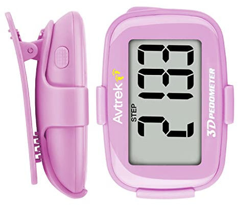 AVTREK Präziser 3D-Schrittzähler Mini-Schrittzähler für Walking oder Laufen im Freien Wanderaktivitäten