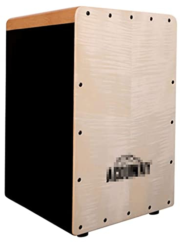 LIOONS Drum Creative Pop Acoustic Snare Drum Percussion Flamenco Cajon Drum Case Handtrommel für Musikliebhaber Adult Drum