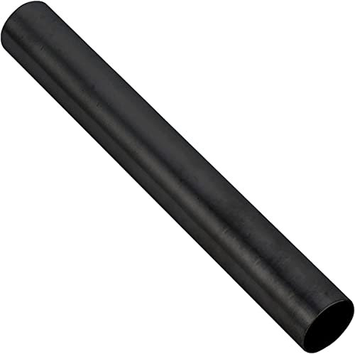 OKUOKA Terrassengeländer Glas Geländer Pfosten Schwarzes Quadrat für Glas/Holz/Acrylplatte, Edelstahl für Balkon/Flur Treppen, 60-130cm groß (Color : Round Rail, Size : Height 130cm/51.2in)