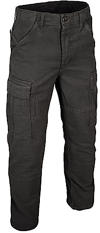 Köhler Moleskin Hose Trooper gewaschen (M, Schwarz)