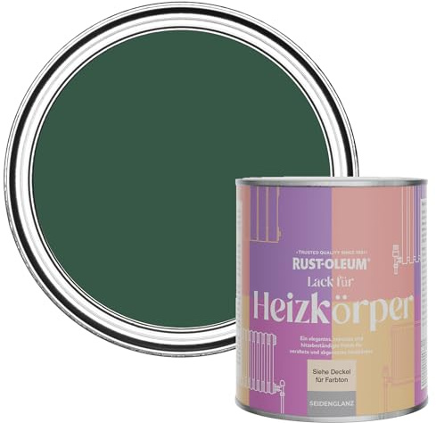 Rust-Oleum Peinture Verte Résistante à la chaleur pour Radiateur, Finition Satinée - Pinède 750ml