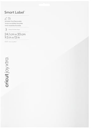 Cricut Joy Xtra Smart Vinyl beschreibbares Vinyl – wiederablösbar (3 Stk.)