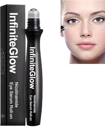 Roller Anti Aging Augencreme,360°Anti-Augenbeutel-Serum,Augen Roll On kühlend mit,Creme Augenserum Rollerserum Gegen Augenringe,Energiegeladene Augenroller-Augenpflegelotion 15ML