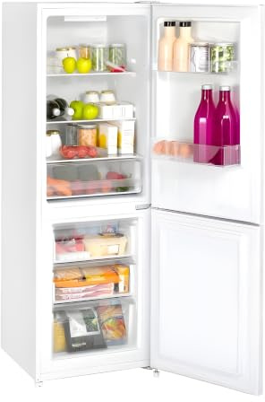 Teknix SMF1755W/E 254L 54cm Wide Smart Frost Fridge Freezer - White