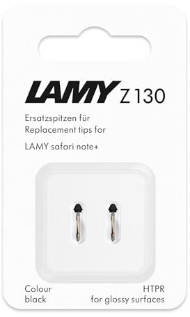 Lamy Safari Note+ Ersatzspitze Black (2 STK.) | Austauschbare LAMY Z130 Spitze - Stylus Pen Spitzen für die Apple Pencil Alternative LAMY safari note+