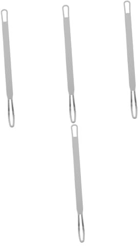 Garneck 4 Stück Samenentferner Kernentfernungswerkzeug Fruchtkerne Entkerner für Wassermelonen Kirschentkerner Kernentferner Obstentkerner aus Metall Melonenkernentkerner Rostfreier Stahl