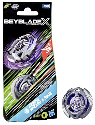 Beyblade X Arrow Wizard 4-80GB Booster Pack Set with Stamina Type Top; Authentic Takara Tomy Battle Tops Games/Toys for Boys and Girls 8+