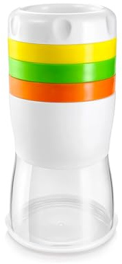 Wintem Utensilio de cocina en espiral de verduras para cortar rápidamente calabacines, berenjenas y pepinos en espaguetis, fideos y chips – Cómodo contenedor archivador para orden y limpieza