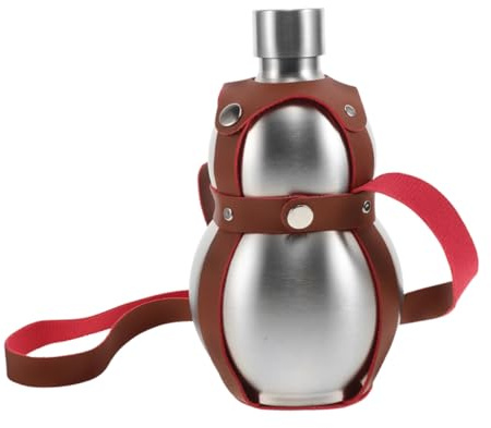 YARNOW Bouteille Deau Portable En Acier Inoxydable De 500 Ml Pour Voyage Randonnée Camping