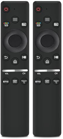 Ersatz Fernbedienung für Samsung,BN59-01327B Universal Sprachfernbedienung für Samsung Smart TVs mit 3 Shortcut Tasten,Kompatibel mit LED,QLED,UHD,Frame,4K Smart TVs (2 PCS)