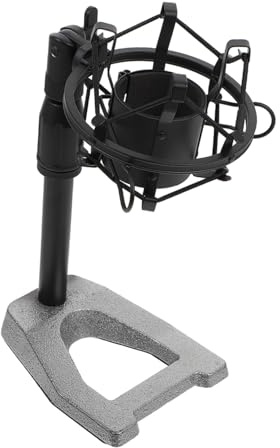 KAILIKETIY 1Stück Verstellbarer Mikrofonständer aus Stabiler Tischmikrofon Halter für Podcasting Streaming und Studioaufnahmen Einsetzbar für Verschiedene