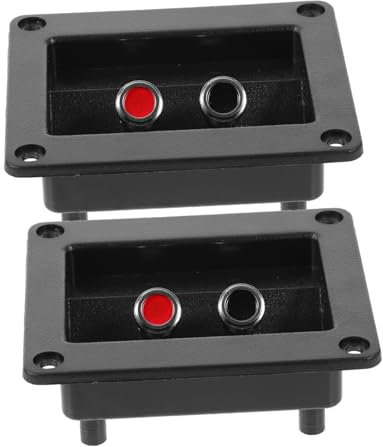 SHINEOFI Connettori Terminali Altoparlante 2 Pezzi Morsetti Per Box Subwoofer Fai Da Te Installazione Home Theater Impianto Audio