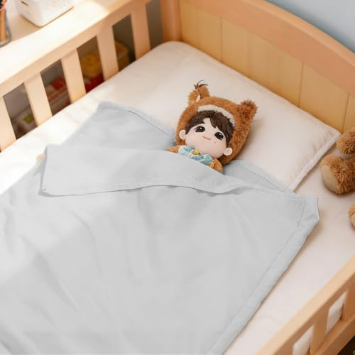 DUJUIKE Sac De Couchage 100% Imperméable pour Enfants, Drap De Voyage en Velours pour Enfants Contre L'énurésie Nocturne, Adapté Au Camping, Aux Soirées Pyjama Et Aux Séjours Scolaires (Gris)