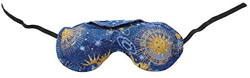 Nature's Approach Aromatherapy Lavender Eye Pillow with Satin Backing Herbal Pack, Celestial Indigo