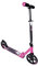 muuwmi Aluminium Scooter – Tretroller, 205 mm, ABEC 7, für Kinder und Erwachsene, GS geprüft, höhenverstellbar, pink