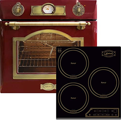 Set di cucina Kaiser forno da incasso elettrico Kaiser EH 6355 RotEm+piano cottura a induzione Kaiser KCT 4795 FI AD, da incasso, 3 zone di cottura, 45 cm
