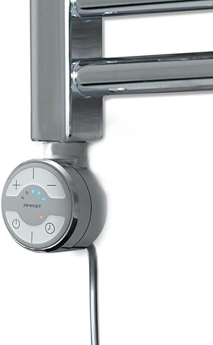 terma MOA Chrome Thermostatic Electric Element for Heated Towel Rail Radiator, Standard and Dual Fuel, ALL WATTS (Only Electric Element, 400W)